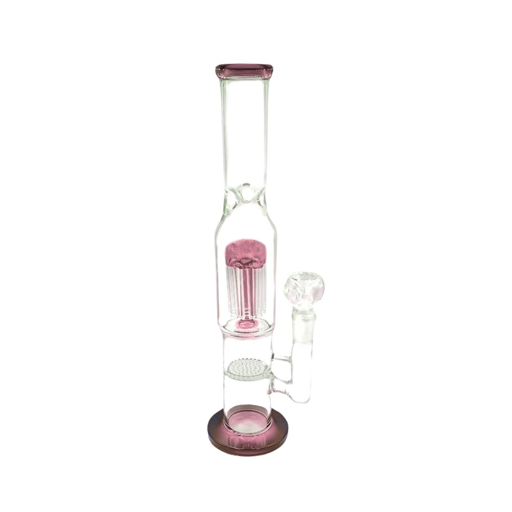 Bong Gigante De Pyrex Con Hielera Percolador Y Filtro 35cm