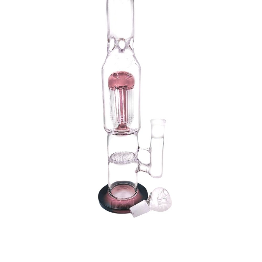 Bong Gigante De Pyrex Con Hielera Percolador Y Filtro 35cm