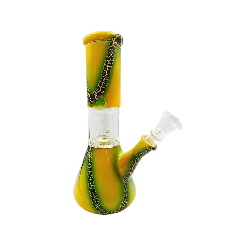 Bong De Vidrio Con Hielera Y Percolador 20cm Bong De Vidrio Con Hielera Y Percolador 20cm