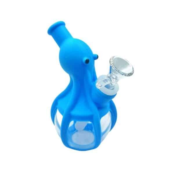 Bong Pulpo Perú De Pyrex Con Silicona