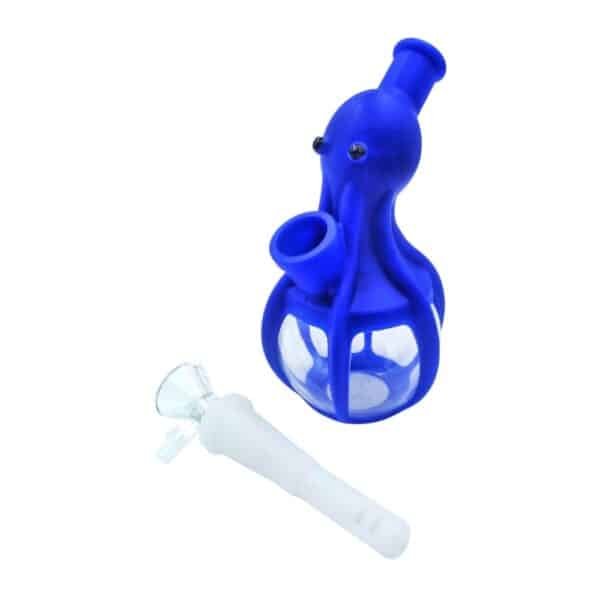 Bong Pulpo Perú De Pyrex Con Silicona