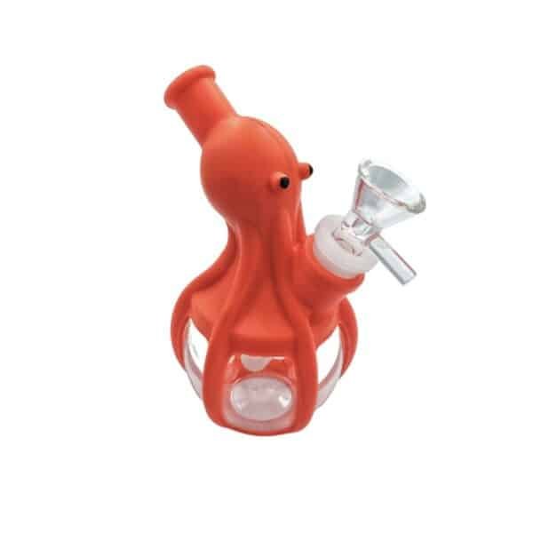 Bong Pulpo Perú De Pyrex Con Silicona