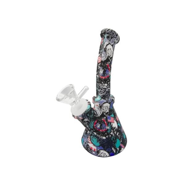 Bong De Silicona Y Bowl De Vidrio 16cm