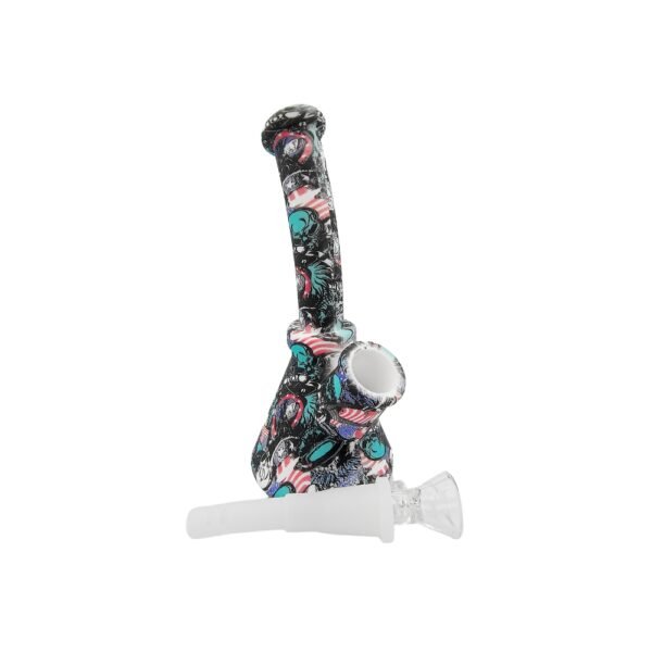 Bong De Silicona Y Bowl De Vidrio 16cm