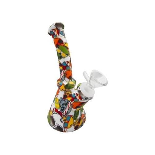 Bong De Silicona Y Bowl De Vidrio 16cm