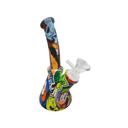 Bong De Silicona Y Bowl De Vidrio 16cm