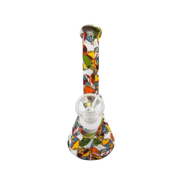 Bong De Silicona Y Bowl De Vidrio 16cm