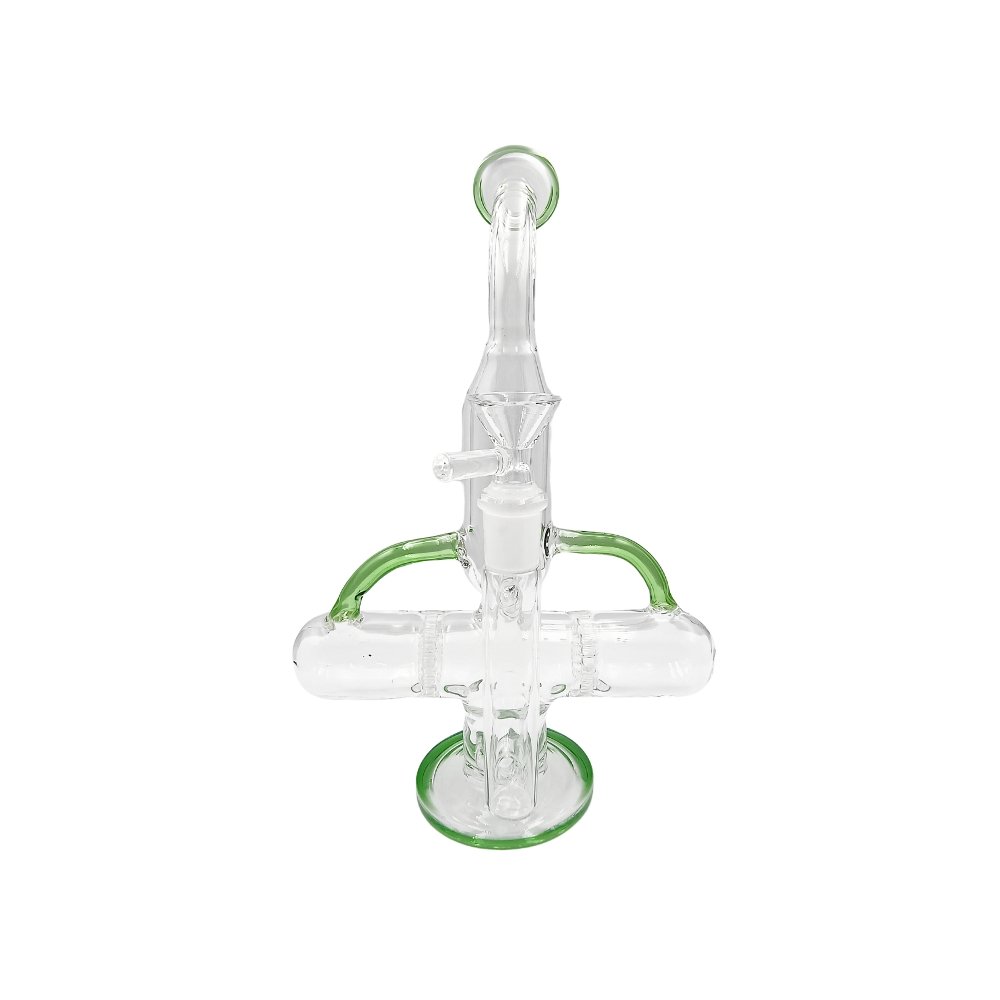 Bong Pyrex Con Doble Filtro 24cm