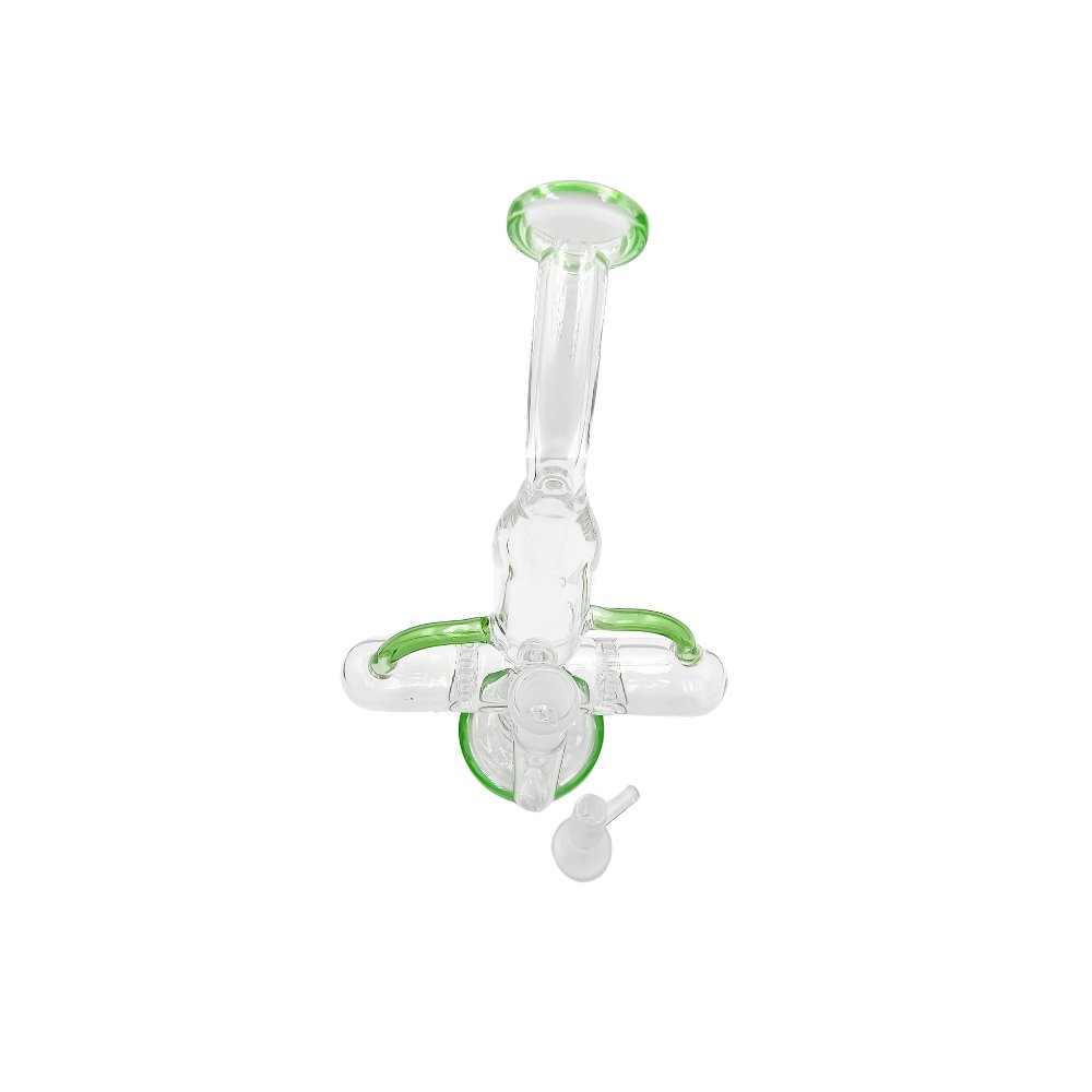 Bong Pyrex Con Doble Filtro 24cm