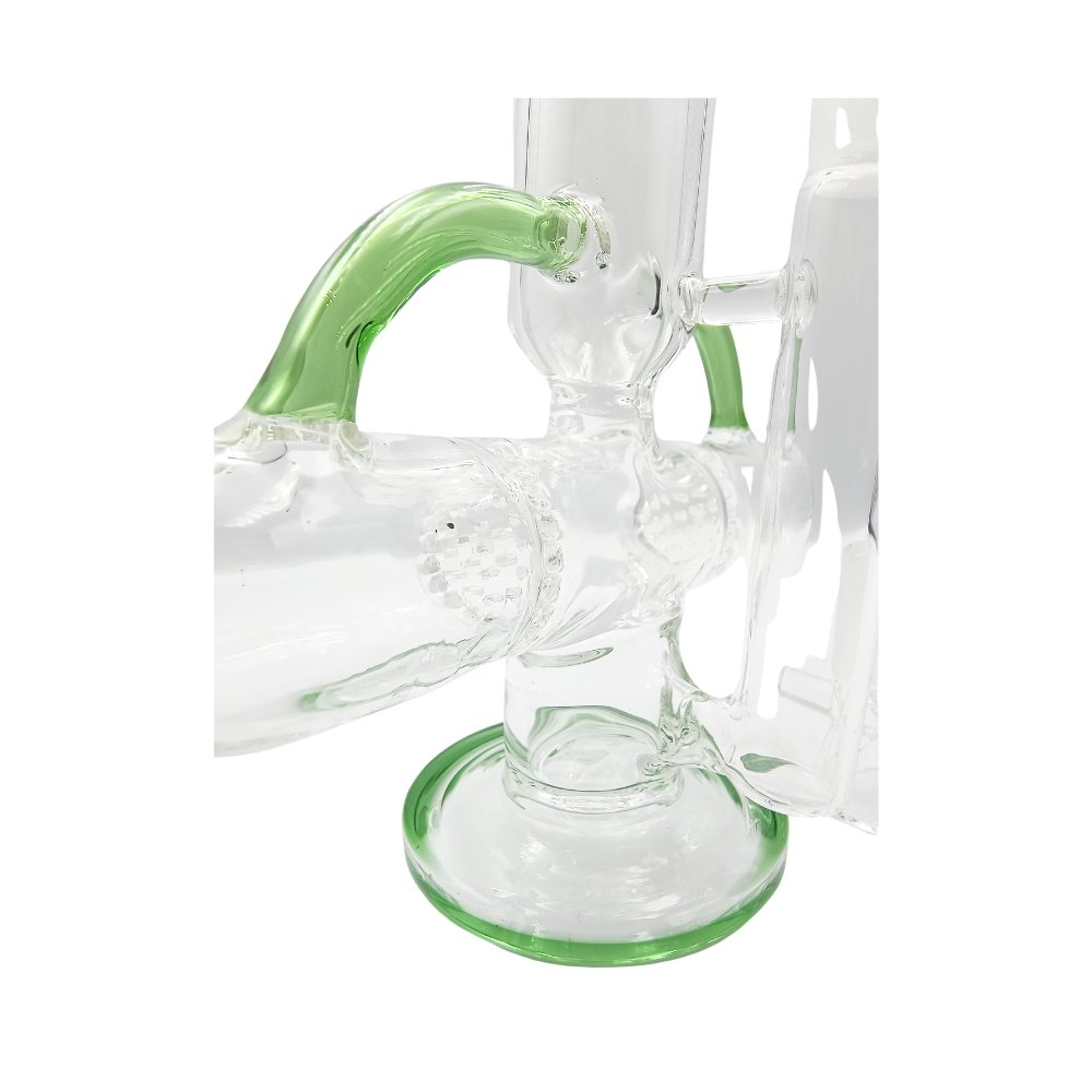 Bong Pyrex Con Doble Filtro 24cm