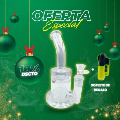 Bong Pyrex Grueso Con Percolador 24cm