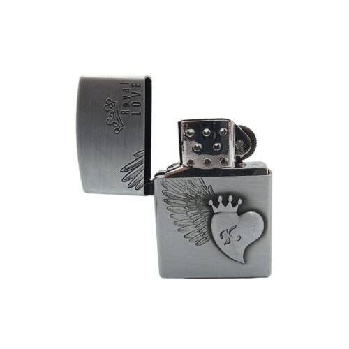 Encendedor Tipo Zippo Heart | Recargable Con Gas Butano