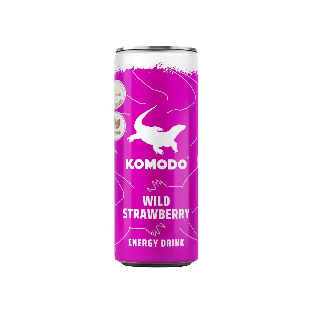 Komodo Wild Strawberry Fresa Energy Drink 250ml