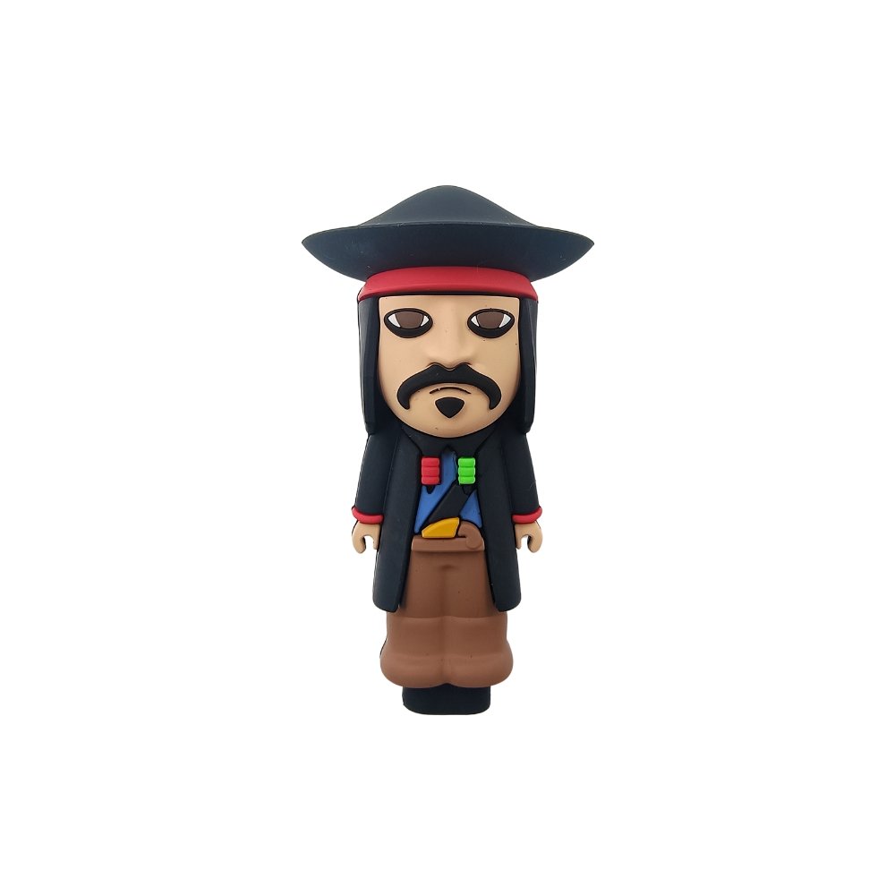 Pipa Jack Sparrow De Vidrio Y Silicona