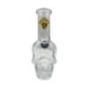 Bong Calavera De Vidrio Grueso Multicolor 15cm