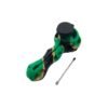 Pipa De Vidrio Y Silicona Con Dabber