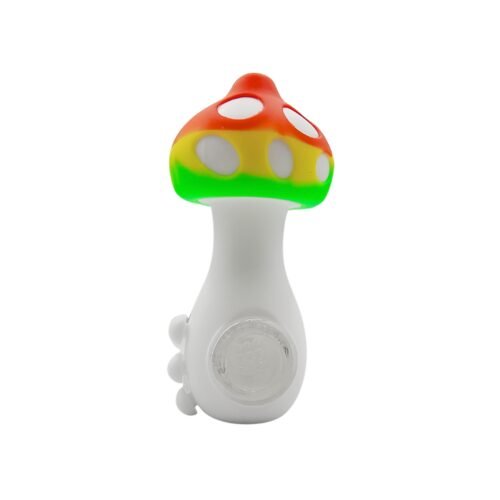 Pipa Hongo De Vidrio Y Silicona