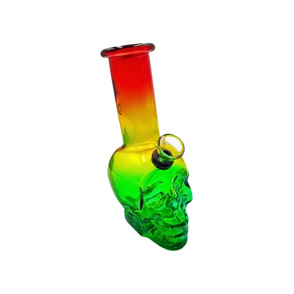 Ir a Bong Calavera De Vidrio Grueso Multicolor 15cm Bong Calavera De Vidrio Grueso Multicolor 15cm
