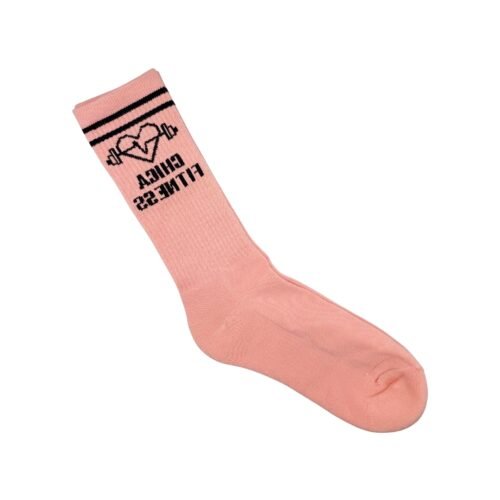 Medias Largas Con Diseño Chica Fitness Pink