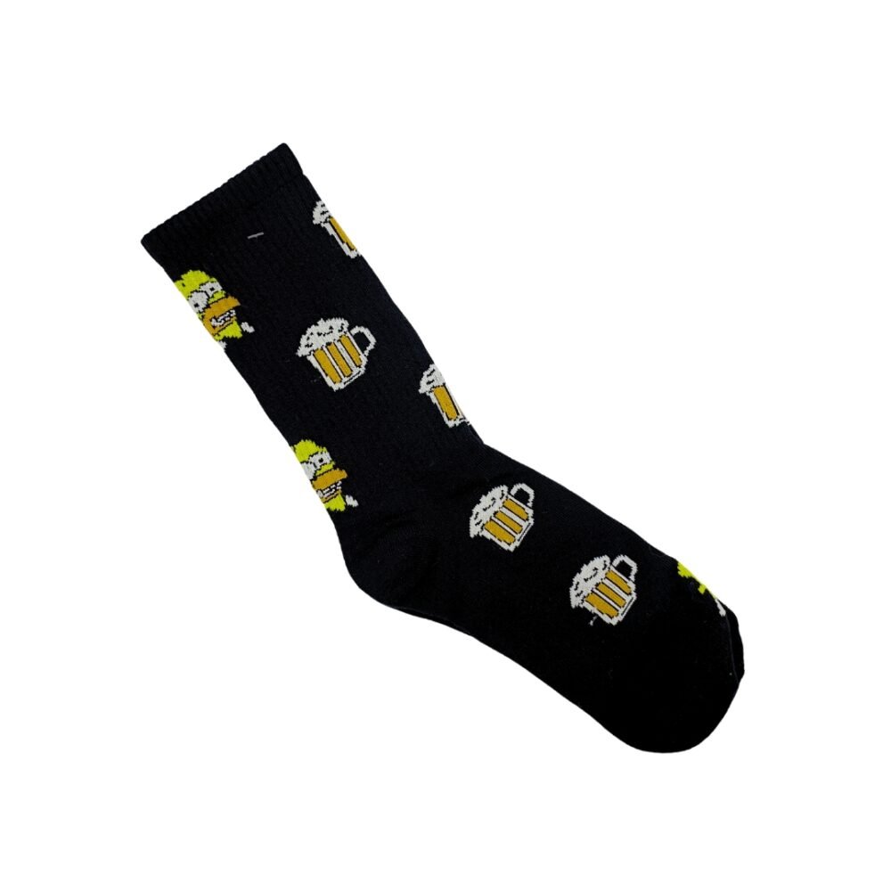 Medias Largas Con Diseño Homero Beer