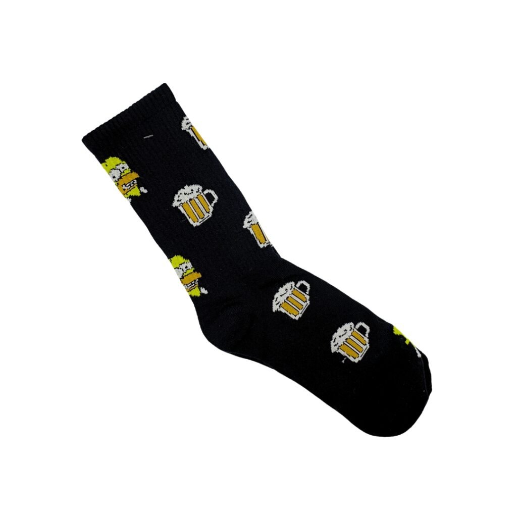 Medias Largas Con Diseño Homero Beer