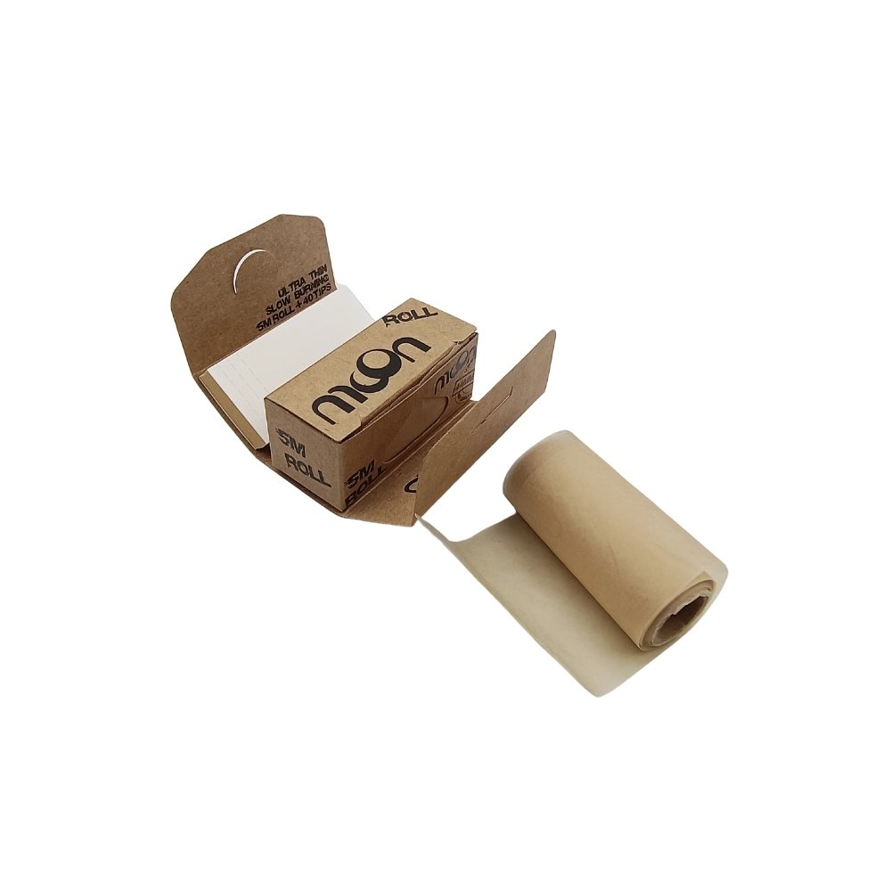 Papelillo Orgánico En Rollo 5m + Tips Moon