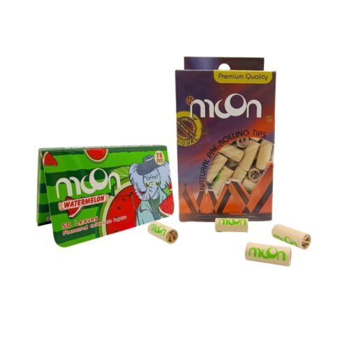 Promo Papelillo Celulosa Con Tips Pre-rolling Moon