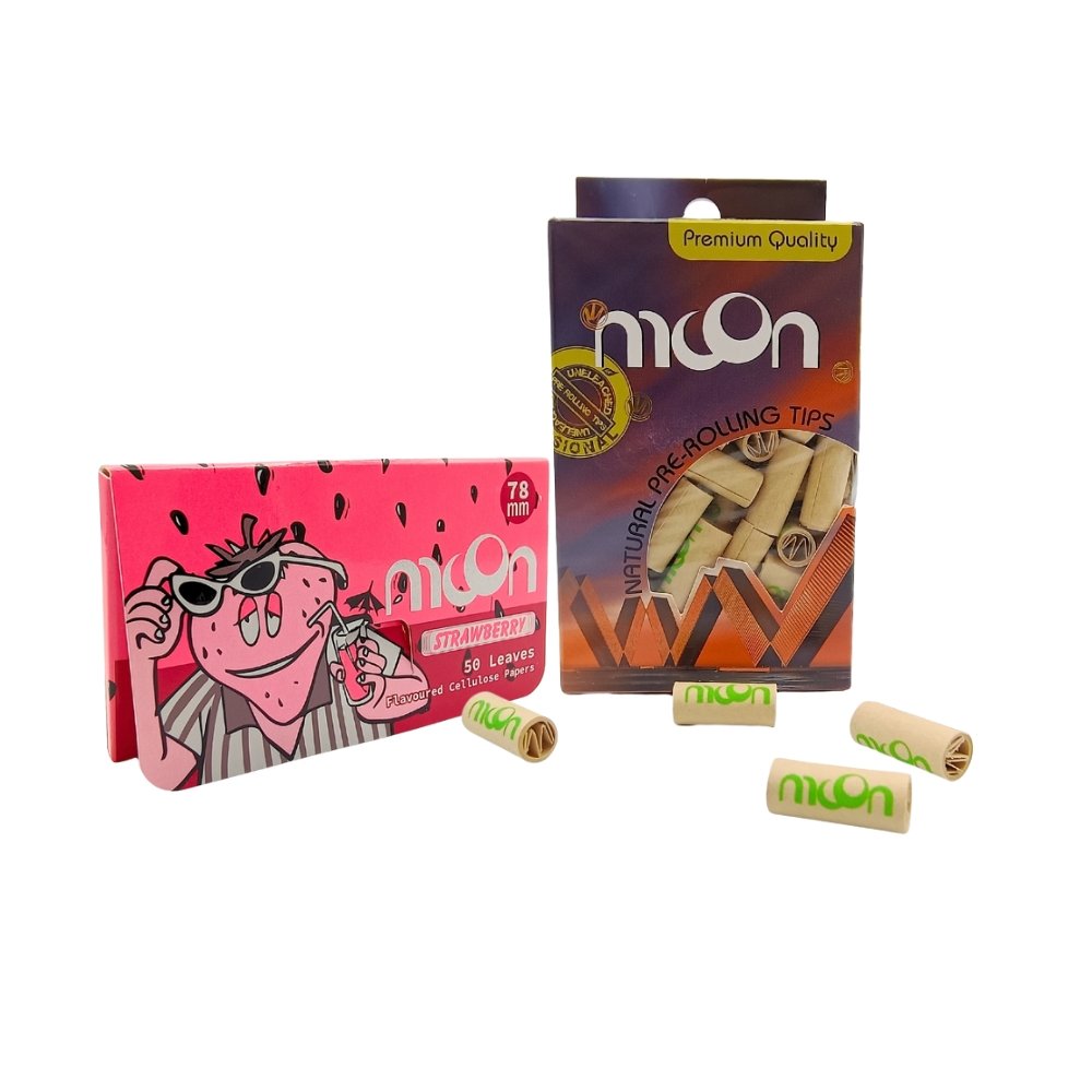 Promo Papelillo Celulosa Con Tips Pre-rolling Moon