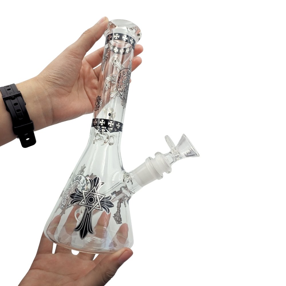 Bong Beaker Gótico Con Hielera 26cm Bong Beaker Gótico Con Hielera 26cm