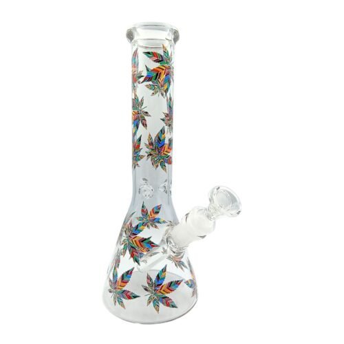 Ir a Bong Beaker Hojas Con Hielera 26cm Bong Beaker Hojas Con Hielera 26cm