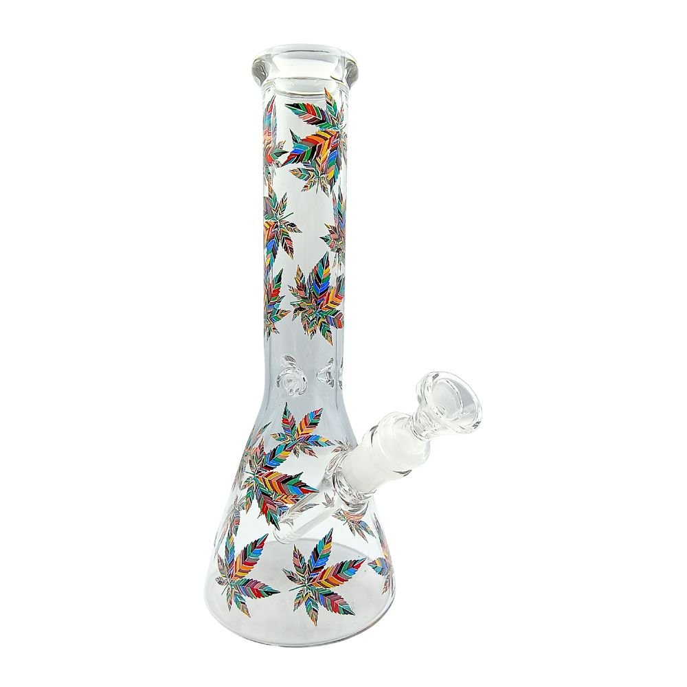 Ir a Bong Beaker Hojas Con Hielera 26cm Bong Beaker Hojas Con Hielera 26cm