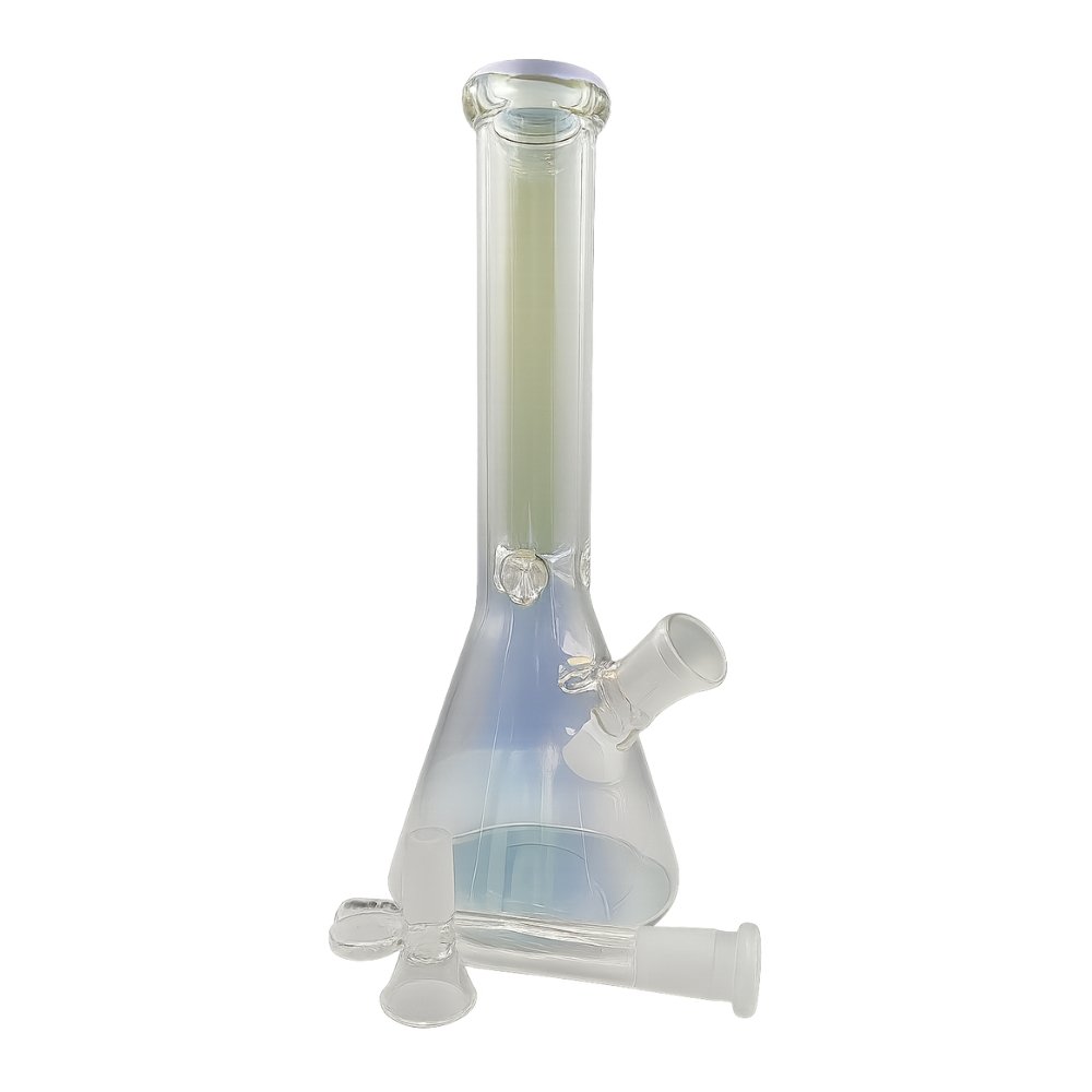 Bong Beaker Tornasol Con Hielera 26cm Bong Beaker Tornasol Con Hielera 26cm
