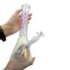 Bong Beaker Tornasol Con Hielera 26cm Bong Beaker Tornasol Con Hielera 26cm