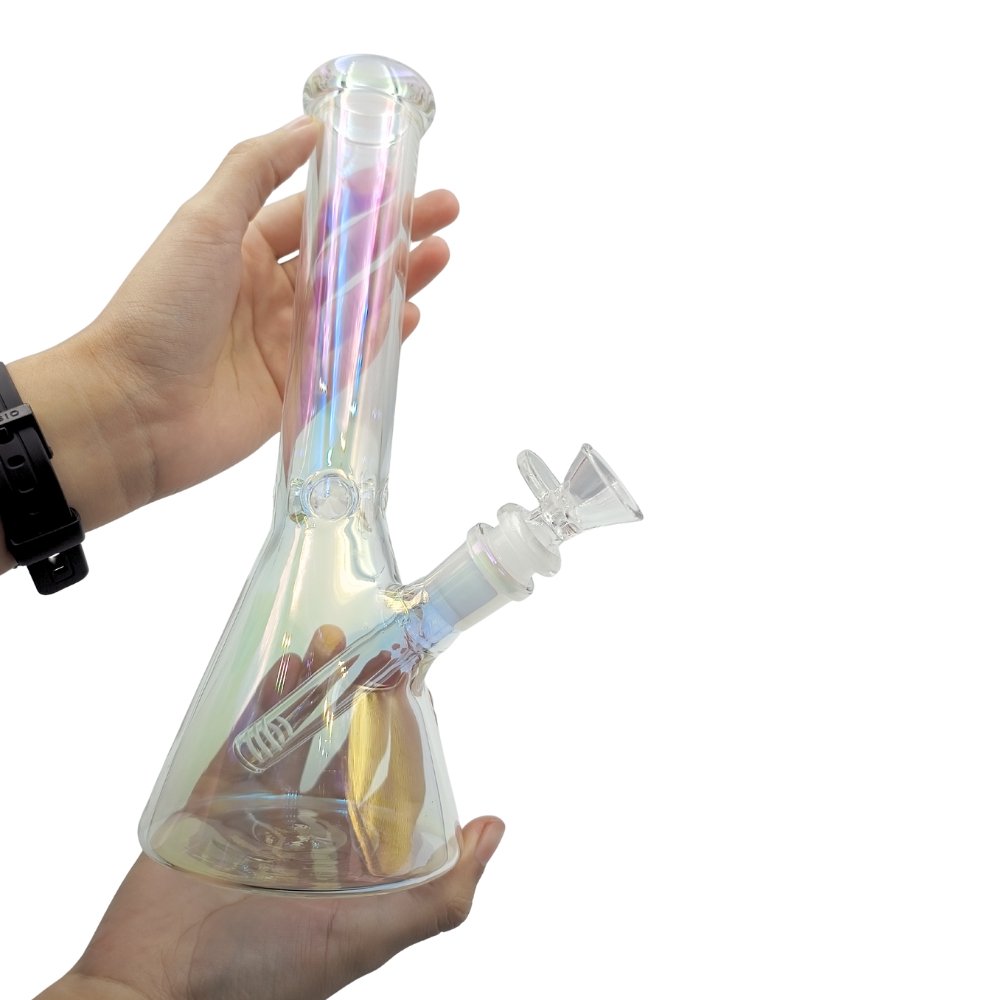 Bong Beaker Tornasol Con Hielera 26cm Bong Beaker Tornasol Con Hielera 26cm