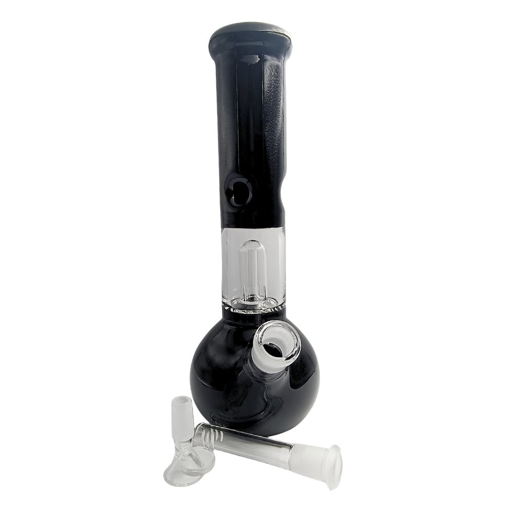 Bong Bubble Con Percolador Y Hielera 30cm Black Bong Bubble Con Percolador Y Hielera 30cm Black