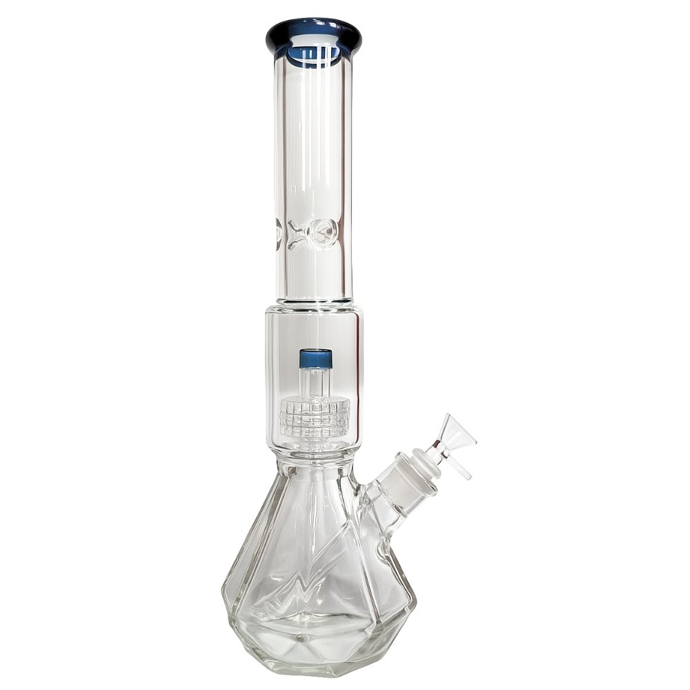 Bong Gigante Diamond Beaker Con Hielera y Percolador 42cm Bong Gigante Diamond Beaker Con Hielera y Percolador 42cm