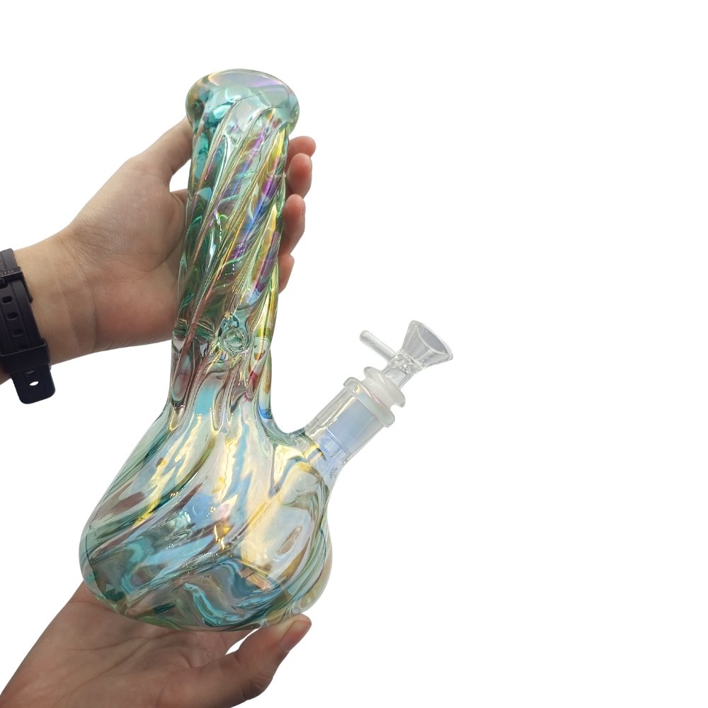 Bong Murano Tornasol Con Hielera 25cm Bong Murano Tornasol Con Hielera 25cm