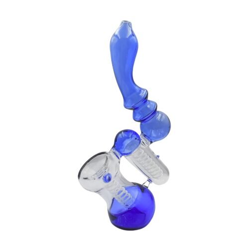 Bong Bubbler Saxo Con Doble Percolador 18cm