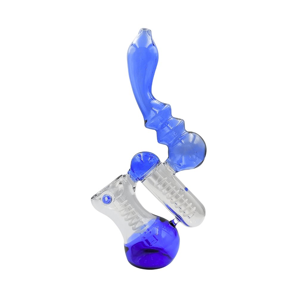 Bong Bubbler Saxo Con Doble Percolador 18cm