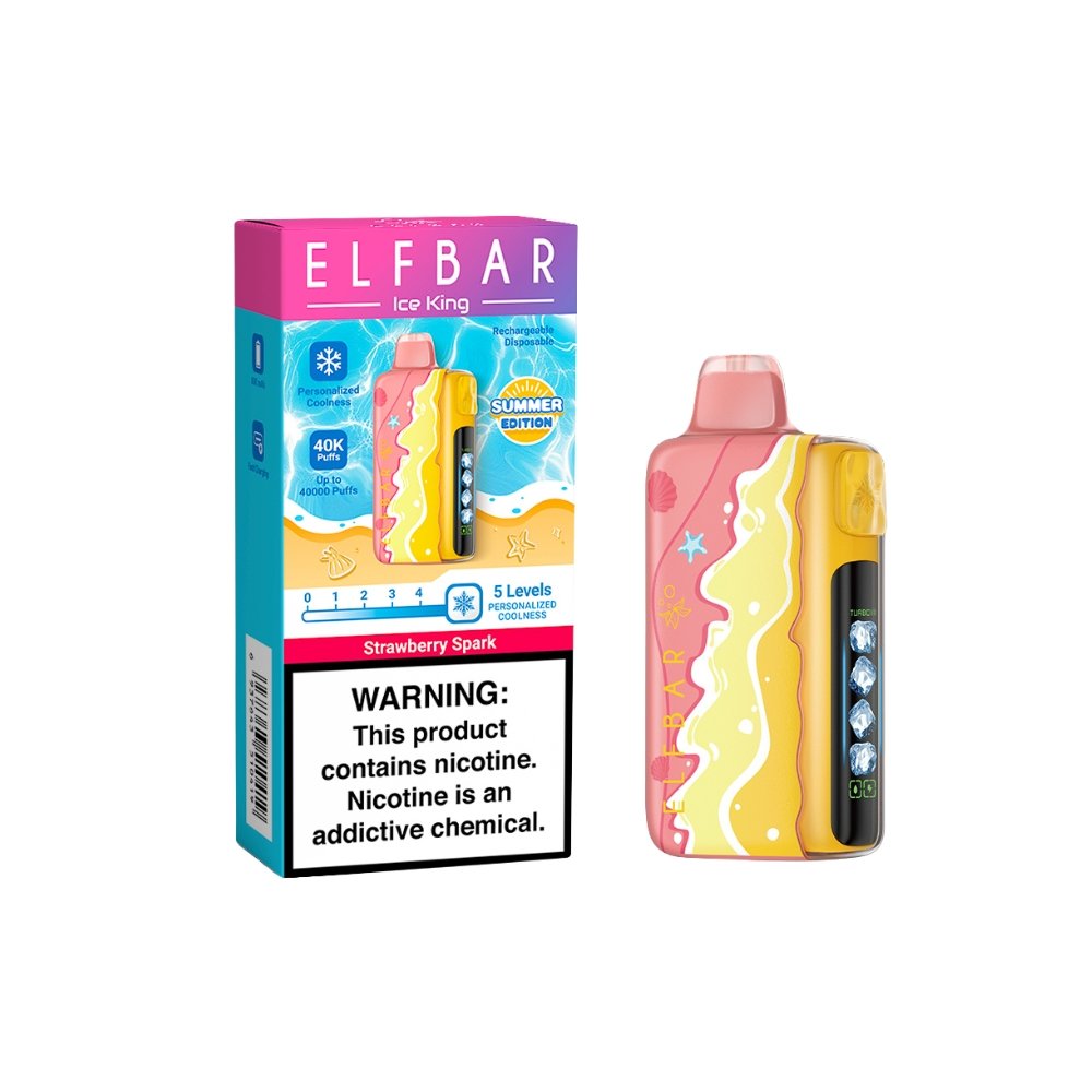Elf Bar Bc40000 | Strawberry Spark Ice King Summer Edition Elf Bar Bc40000 | Strawberry Spark Ice King Summer Edition