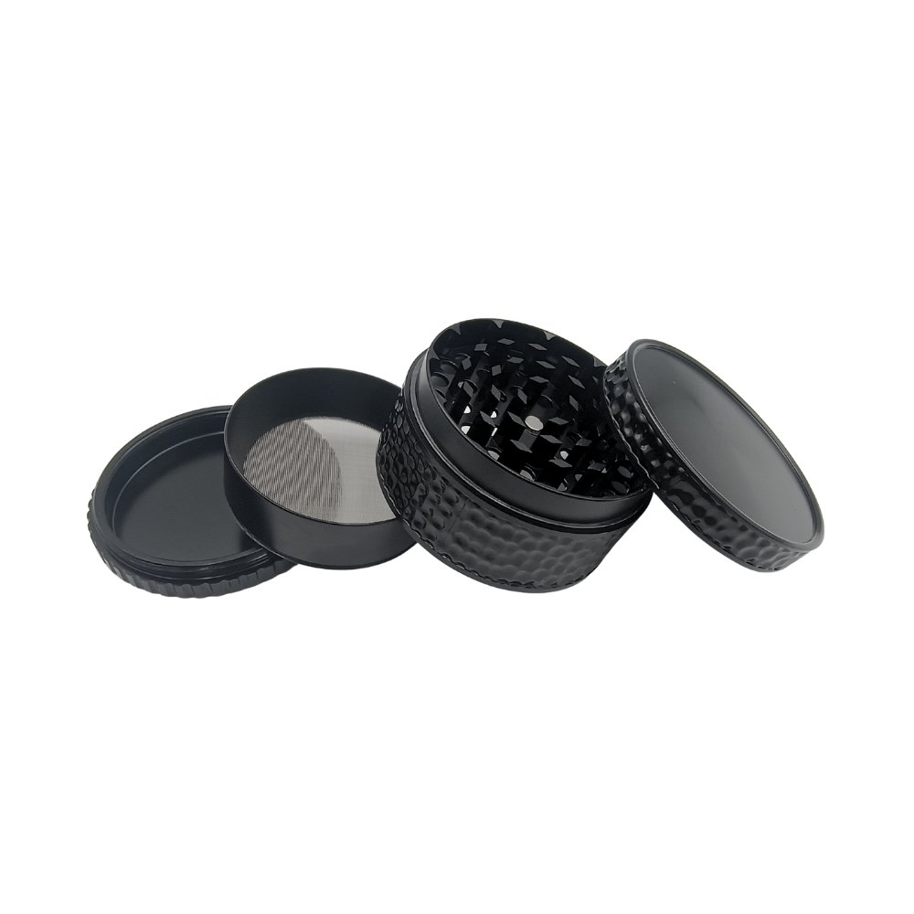 Grinder Black Mirror 65mm – 4 Piezas Con Atrapa Polen Alto Grinder Black Mirror 65mm – 4 Piezas Con Atrapa Polen Alto