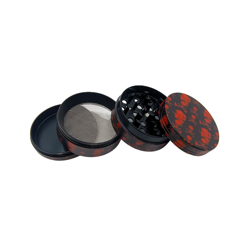 Grinder Black Skull 50mm 4 Piezas