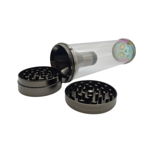 Grinder Con Contenedor De Vidrio y Embudo