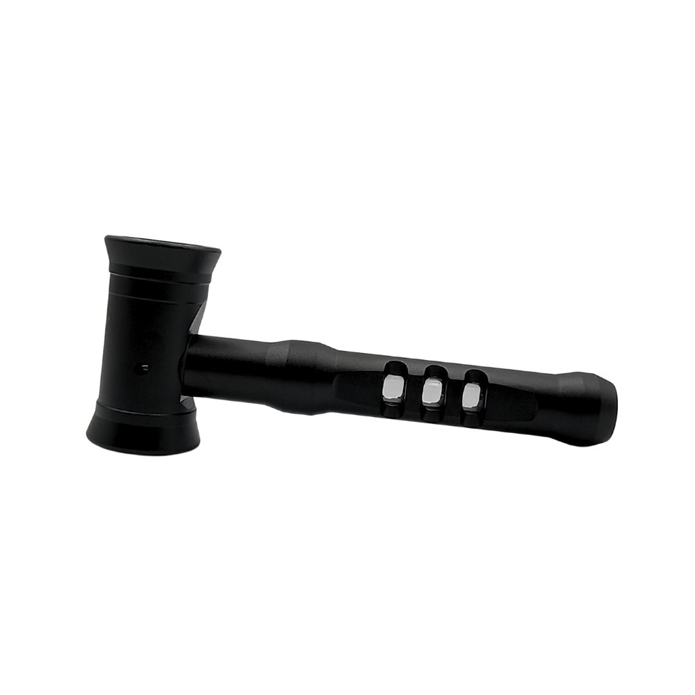 Pipa Hammer De Vidrio Y Metal 14cm Pipa Hammer De Vidrio Y Metal 14cm