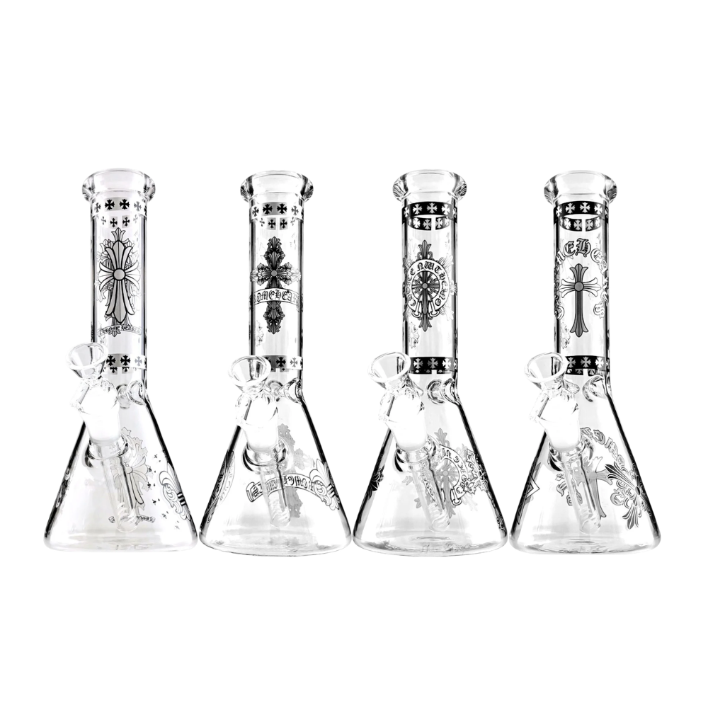 Bong Beaker Gótico Con Hielera 26cm