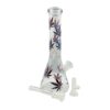 Bong Beaker Hojas Con Hielera 26cm
