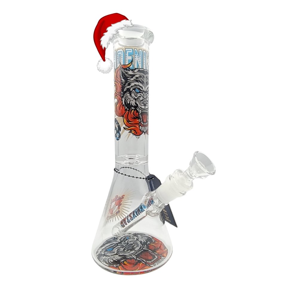 Ir a Bong Wolf Beaker Con Hielera Phoenix 25cm Bong Wolf Beaker Con Hielera Phoenix 25cm