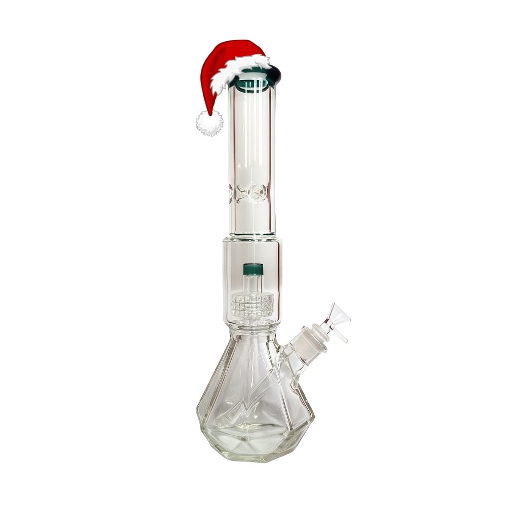 Ir a Bong Gigante Diamond Beaker Con Hielera y Percolador 42cm Bong Gigante Diamond Beaker Con Hielera y Percolador 42cm