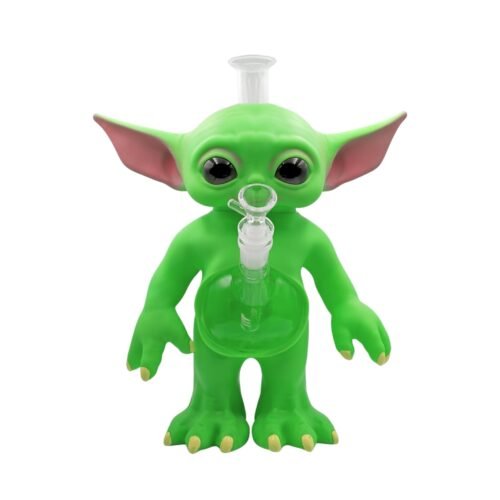Ir a Bong Baby Yoda 35cm De Vidrio Y Resina Bong Baby Yoda 35cm De Vidrio Y Resina