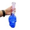 Bong Gigante Calavera De Vidrio Grueso 25cm